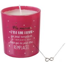 Bougie parfumée marbella + bracelet surprise