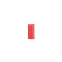 Bougie rouge plastifiée pour défunts Ø5,5x13cm Basics