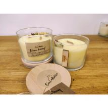 Bougie Soja / Wineberry - Étiquette En Bois / Tube 500 / 1 Pièce