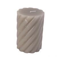 Present Time - Bougie Tourbillon Pillar Swirl - ø 7 x 10 cm