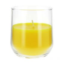 bougie verre bahamas citronnelle anti-moustiques 74x80mm - devineau