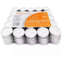 Bougies/réchauds 3h - lot de 100 pcs
