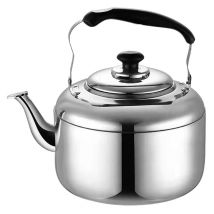 Bouilloire à eau en acier inoxydable Bouilloire à thé pour cuisinière Théière sifflante Bouilloire à thé de grande capacité
