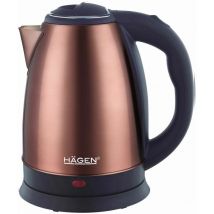Bouilloire electrique 1.8L inox sans fil cuivre Hagen HA5525-COP