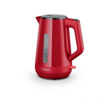 Bosch - Bouilloire Electrique TWK1M124 MyMoment - Rouge - capacité 1,7L - base 360° - filtre anti-calcaire