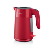 Bosch - Bouilloire Electrique TWK2M164 MyMoment - Rouge Mate - indicateur de tasses - niveau d'eau visible