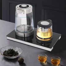 Bouilloire électrique station de café station de thé 2.5 l 1800W écran Lcd en acier inoxydable + verre