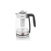 Bouilloire électrique Haeger perfect tea - Bouilloire électrique d'une puissance de 2200W, d'une capacité de 1,8L, base pivotante à 360°, système