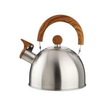 Bouilloire inox sifflante manche bois L.1,5 EVA