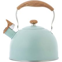Bouilloire Sifflante, 2.5L Bouilloire Sifflante, Induction Gaz Bouilloire En Acier Inoxydable Bouilloire