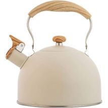 Bouilloire Sifflante, 2.5L Bouilloire Sifflante, Induction Gaz Bouilloire En Acier Inoxydable Bouilloire