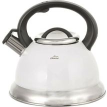 Bouilloire sifflante Lacor blanc - 2,5 litres