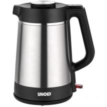 Thermo - 1,5 l - 1800 w - Noir - Acier inoxydable - Plastique - Acier inoxydable - Sans fil - Fonction garder au chaud (18715) - Unold