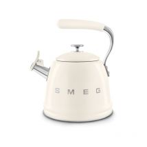Bouilloires à sifflet 2.3l crème - Smeg - WKF01CR