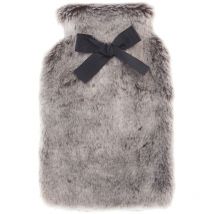 Bouillotte fausse fourrure 280 ml gris
