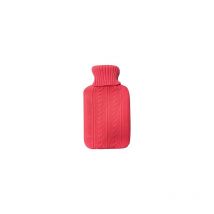 Bouillotte Mimo 1,7l Doublure Jersey Rose 20x32x4cm Souple Agréable au Toucher