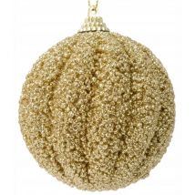 Boule à suspendre avec paillettes 8 cm.
