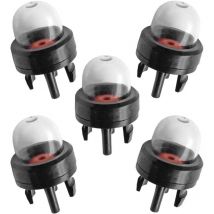 Boule d'aspiration de bulles d'huile de carburateur, adaptée aux tronçonneuses et tondeuses à gazon, paquet de 5