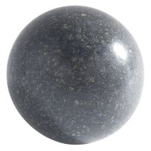 Jardinex - Boule déco jardin granit (grand format) - Noir 40 cm