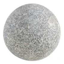 Jardinex - Boule déco jardin granit (grand format) - Gris clair 40 cm