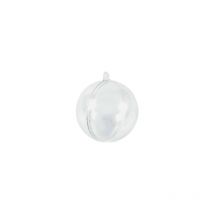Boule de boule en plexiglas transparent de 8 cm pour arbre de noel de'coupage de de'coration de noel pour inte'rieur exte'rieur