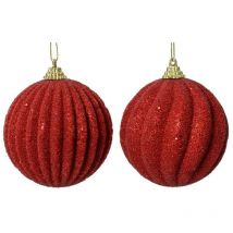 Boule de Noël à suspendre en EVA rouge, pièce unique