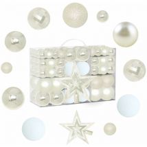 Alovez - Boule de Noel Champagne Boules de Noel 101 pièces Decoration Noel Sapin, Kit Decoration Noel avec Grosse Petite Boule de Noel Boîte à Boules