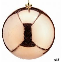 Boule de Noël de cuivre plastique 20 x 21 x 20 cm (12 pcs.)