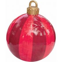 Serbia - Boule de Noel Geante 60cm, Boule Transparente, Boule Gonflable Géante de Noël Boules de Noël, Boule Décorée Gonflable de Noël en Plein Air,