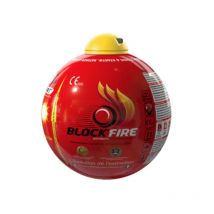 Block'fire - Boule extinctrice - Protection incendie - Intérieur extérieur - Sans entretien - 15 cm de diamètre