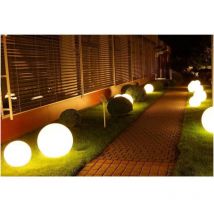 Lumisky - Boule lumineuse blanche sur secteur - Diamètre : ø 50 cm