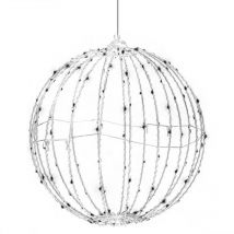 Boule lumineuse led suspendue en fer pour Noël, idéale pour un jardin, une fête ou un jardin