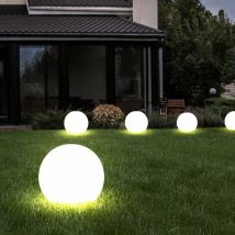 Boule lumineuse solaire 10 cm boule lumineuse solaire jardin led décoration de jardin boule solaire pour extérieur petit, durée d'éclairage environ