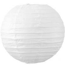 Boule papier 20cm Blanc