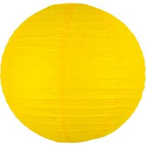 Boule papier 30cm Jaune