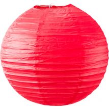 Boule papier 30cm Rouge
