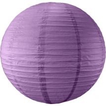 Boule papier 40cm Aubergine