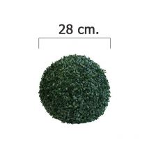 Haie Artificielle Papillon Boule Buis 28cm