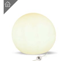 Moovere - buly 80 cm Boule lumineuse décorative pour l'intérieur. Câble avec lumière led blanc chaud. Fabriqué en Espagne