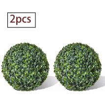 Boules 2 Pcs Boule Topiaire Artificielle 28cm,33cm