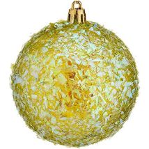 Boules De Noël - Vert - Ø 8 Cm - Plastique - Décoration De Noël