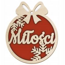 Boules en bois avec inscription LOVE, 1 PC Boule en cadeau pour les grands-parents.