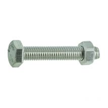 A4 bullone a testa esagonale in acciaio inox 8x20mm, 3 pz.