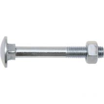 223 10 40 67 Boulon de carrosserie 10 mm 40 mm 4 pans din 603 acier galvanisé 25 pc(s) A360382 - SWG