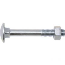 223 6 30 67 Boulon de carrosserie 6 mm 30 mm 4 pans din 603 acier galvanisé 50 pc(s) - SWG