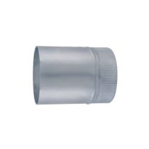 Blanc Habitat - Virola de conexión a pared - aluminio - Diámetro 125 mm - Longitud 15 cm Joncoux