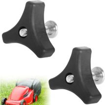 Boulon de Rechange pour Tondeuse à Gazon, Poignée Universelle de Tondeuse à Gazon, Poignée de Tondeuse à Gazon, 2 Pièces Tondeuse à Gazon Triangle