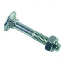 Boulon Lennie Tête ronde collet carré trcc - Zingué blanc - Ø7x40 - boite de 200 - BTRCC0704002B