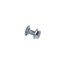 Boulon Lennie Tête ronde collet carré trcc - Zingué blanc - Ø12x150 - boite de 25 - BTRCC1215002B