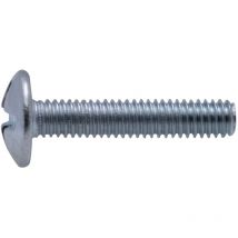 Boulon poêlier zingué Viswood Ø 6x60mm (lot de 20 boulons)